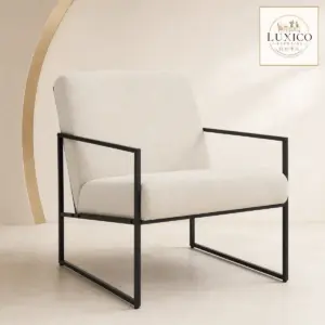 DUSK Rae Accent Chair – Taupe — matching-model product view
