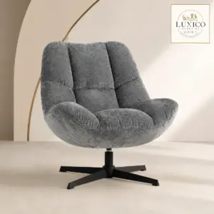 Silverdale Textured Fabric Swivel Chair — matching-model product view